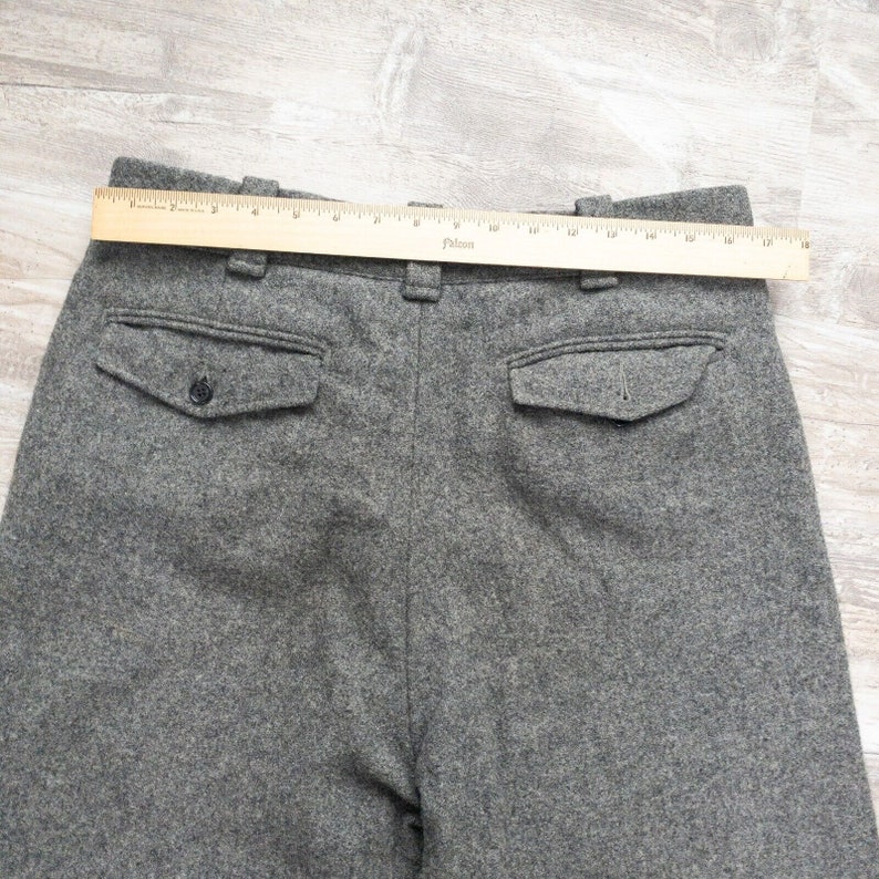 Woolrich Vintage 60s 70s USA Mens Gray Malone Heavy Wool Hunting Field