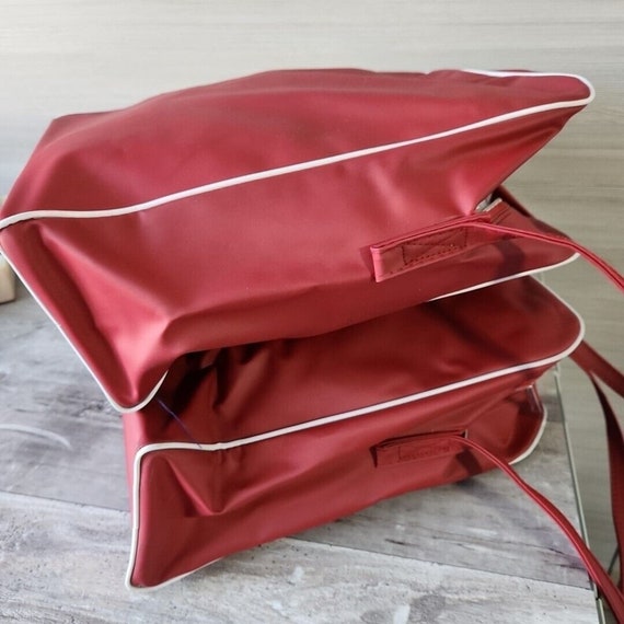 World Airways Flight Carry on vinyl shoulder bags… - image 9