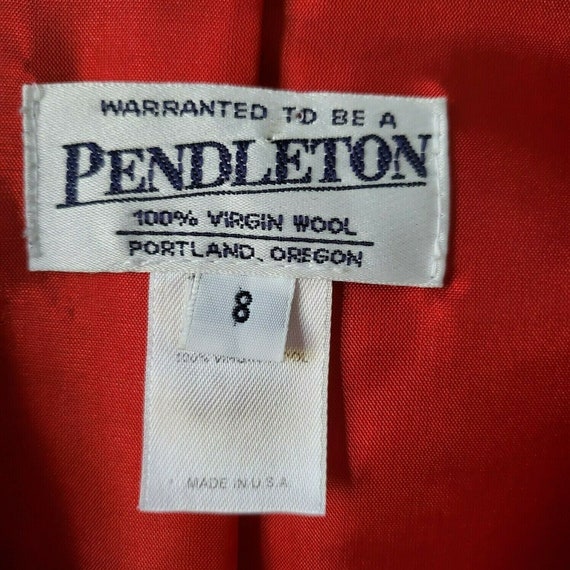 Pendleton Double Breasted Blazer 80s 90s Vintage … - image 5