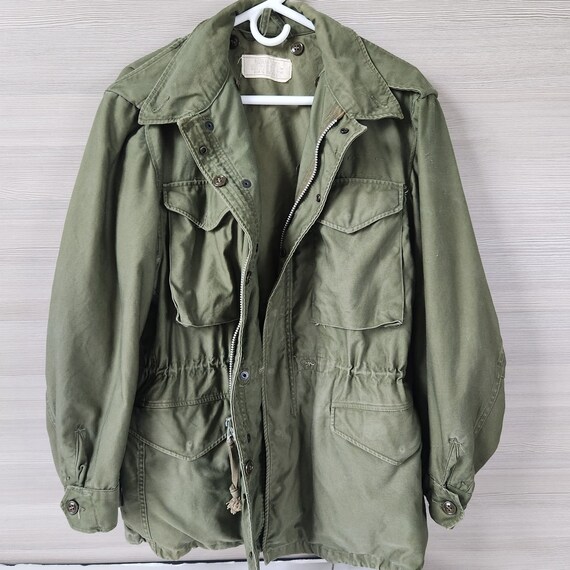 Vintage 50s M-51 Field Jacket Military Army Coat M-1955 Small w 