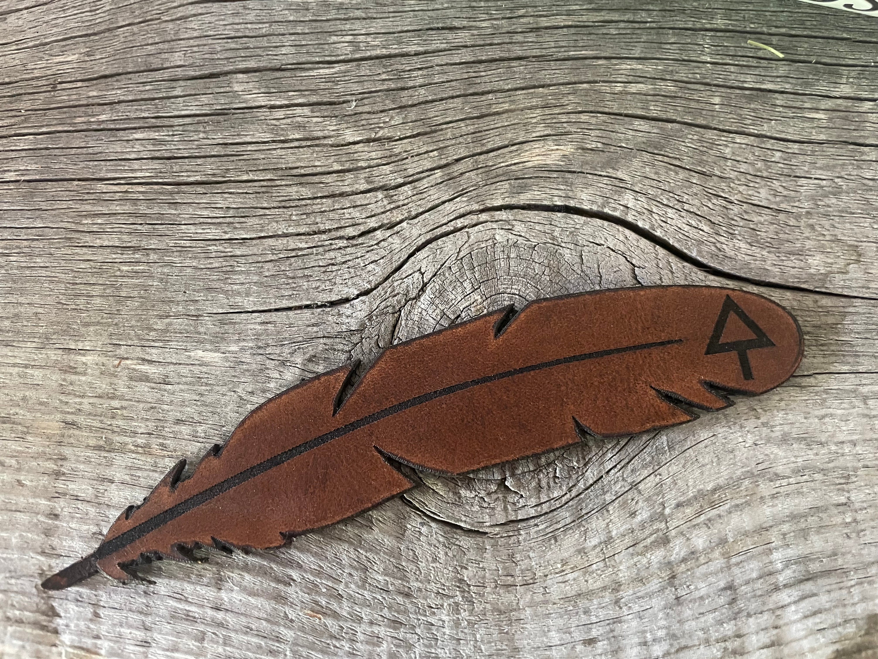 Custom Leather Hat Feathers - Etsy