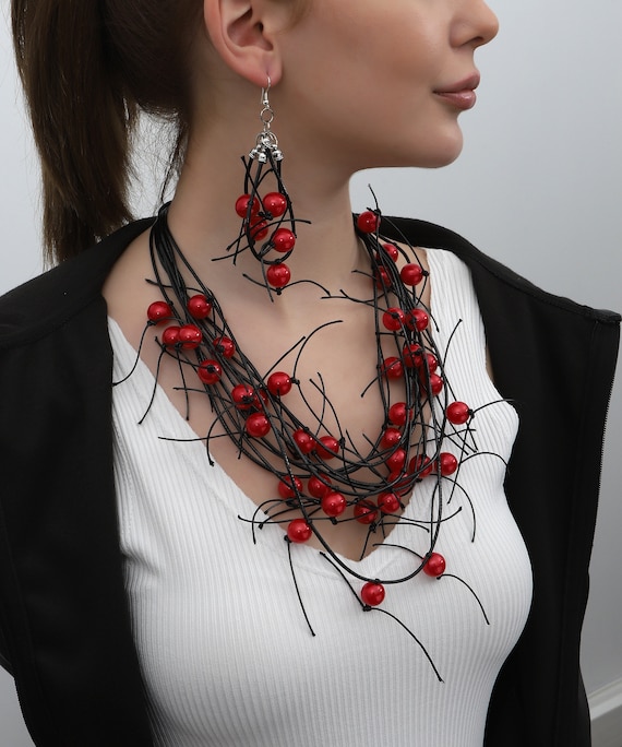 Handmade Women's Jewelry - Red