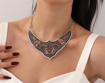 Handmade Silver Plated Elegant Necklace for Women