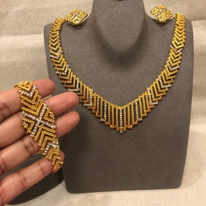 sieradenset voor dames, sieradenset in Afrikaanse stijl, sieradensets, damessieraden afbeelding 4