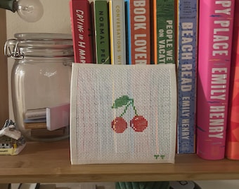 Mini Cherry needlepoint canvas
