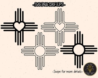 Download Zia Symbol Svg Etsy