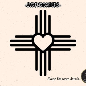 New Mexico Zia Sun Symbol SVG Cricut Cut File Clipart