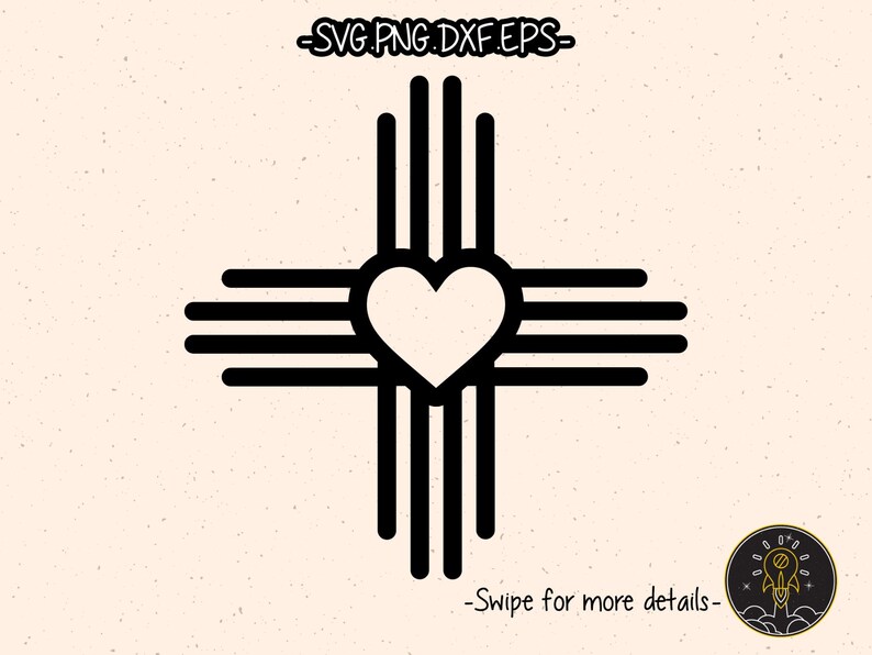 New Mexico Zia Sun Symbol SVG Cricut Cut File Clipart