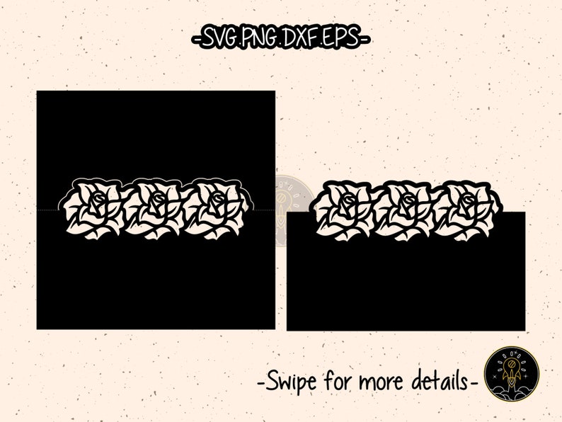 Place Card Template SVG Table Name Tag Laser Cut File Cricut Etsy