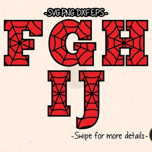 SpiderWeb Spider Number Letter Font Alphabet SVG Cricut Cut File Clipart