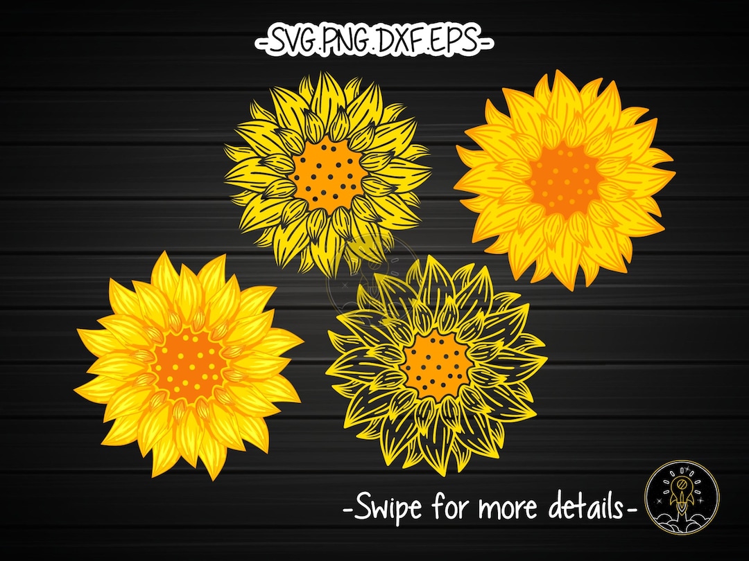 Flower Sunflower SVG Cut File Cricut Clipart - Etsy