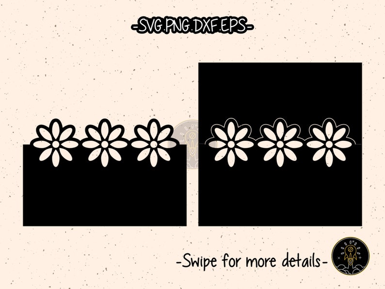 Place Card Template SVG Table Name Tag Laser Cut File Cricut Etsy