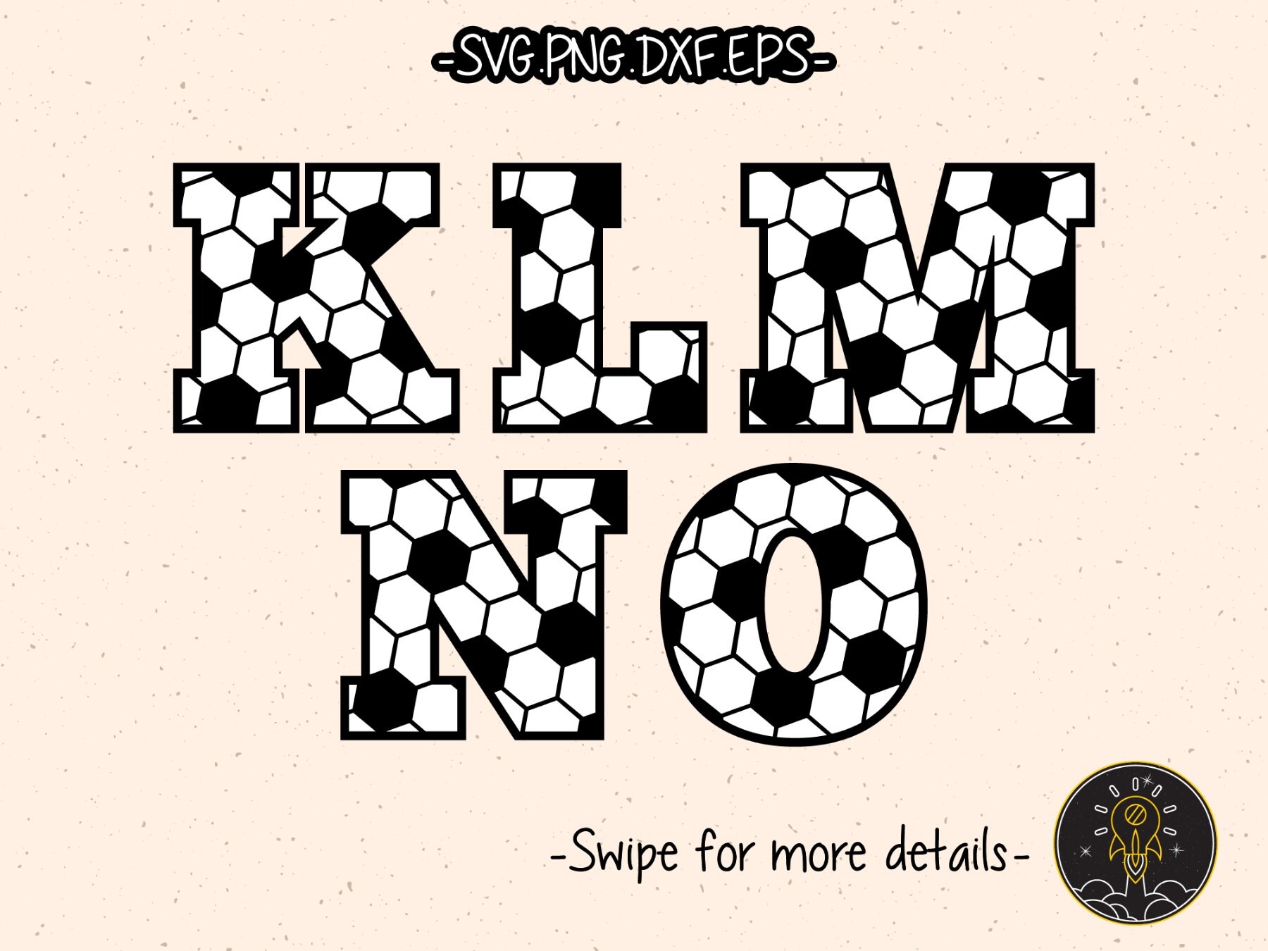 Soccer Football Number Letter Font Alphabet SVG Cricut Cut File Clipart ...