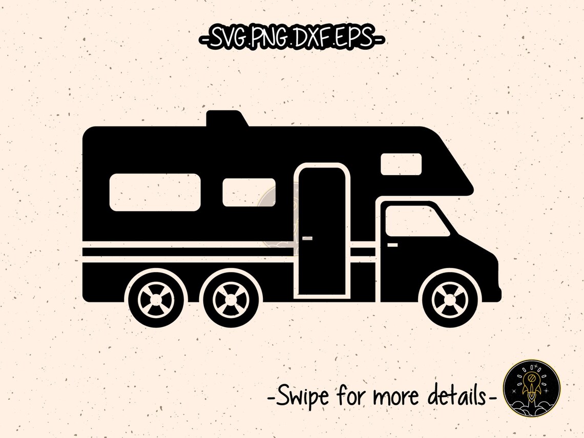 Motorhome RV Class A Class C SVG Cut File Cricut Clipart - Etsy