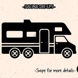 Motorhome RV Class A Class C SVG Cut File Cricut Clipart - Etsy