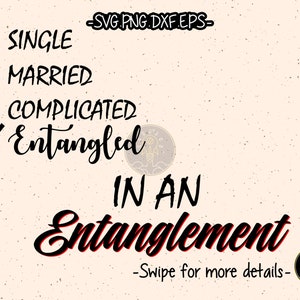 Entanglement impigliato SVG Cut File Cricut Clipart