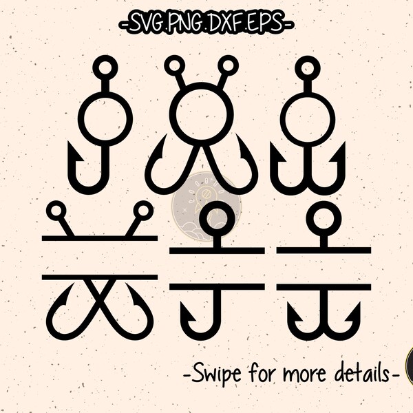 Fishing Monogram - Etsy