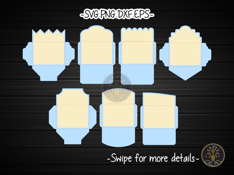 A7 Envelope Template SVG Laser Cut File Vector Cricut Etsy New Zealand