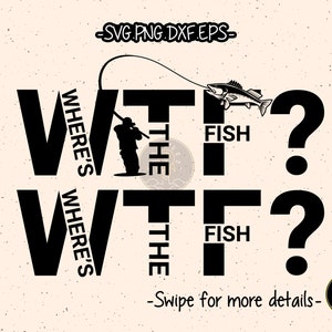 Pesca SVG ¿Dónde está el archivo de corte Cricut de pescado?