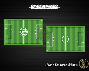 Campo de cancha de fútbol SVG Cortar archivo Cricut Clipart