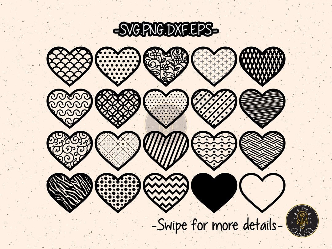 Valentine Heart Love SVG Cut File Cricut Clipart - Etsy