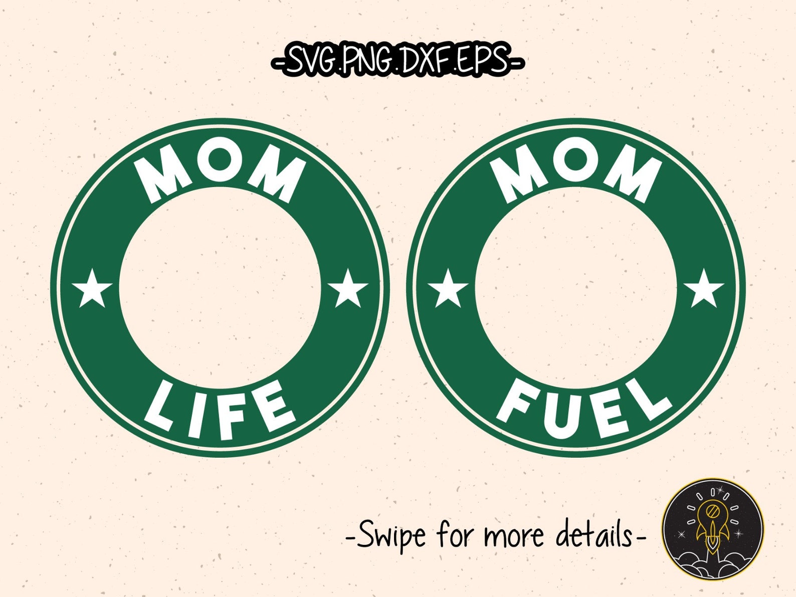 Download Mom Life Mom Fuel Starbucks SVG Tumbler Cold Cup Sticker Decal | Etsy