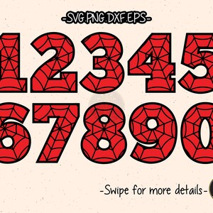 SpiderWeb Spider Number Letter Font Alphabet SVG Cricut Cut File Clipart