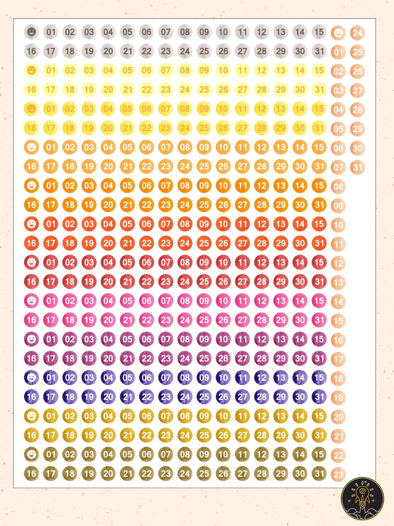 Printable Date Planner Stickers Happy Planner & Erin Condren - Etsy