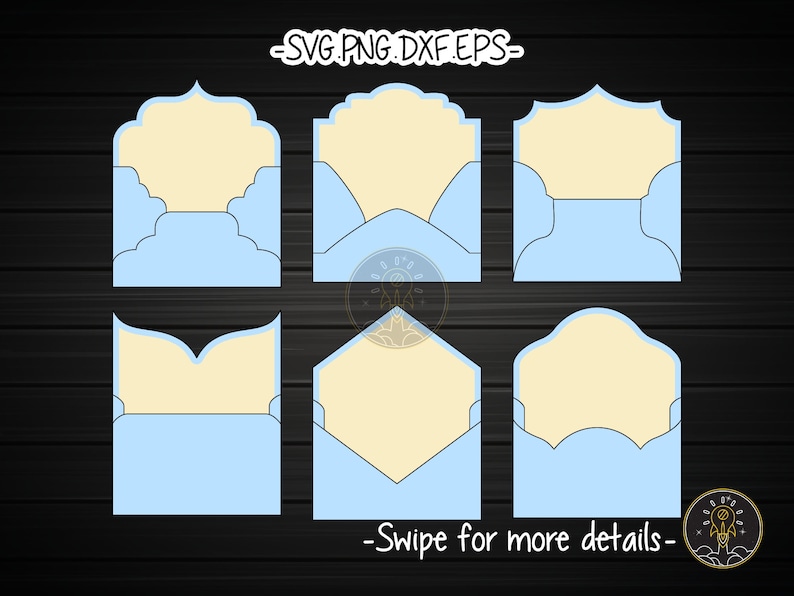 A7 Envelope Template SVG Laser Cut File Vector Cricut Etsy