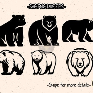 Bear Mascot SVG Cricut Cut File Clipart PNG Silhouette Cameo