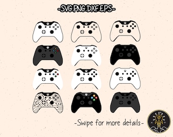 Video Game Controller Gaming Gamer SVG Cut File Cricut Silhouette Cameo Clipart