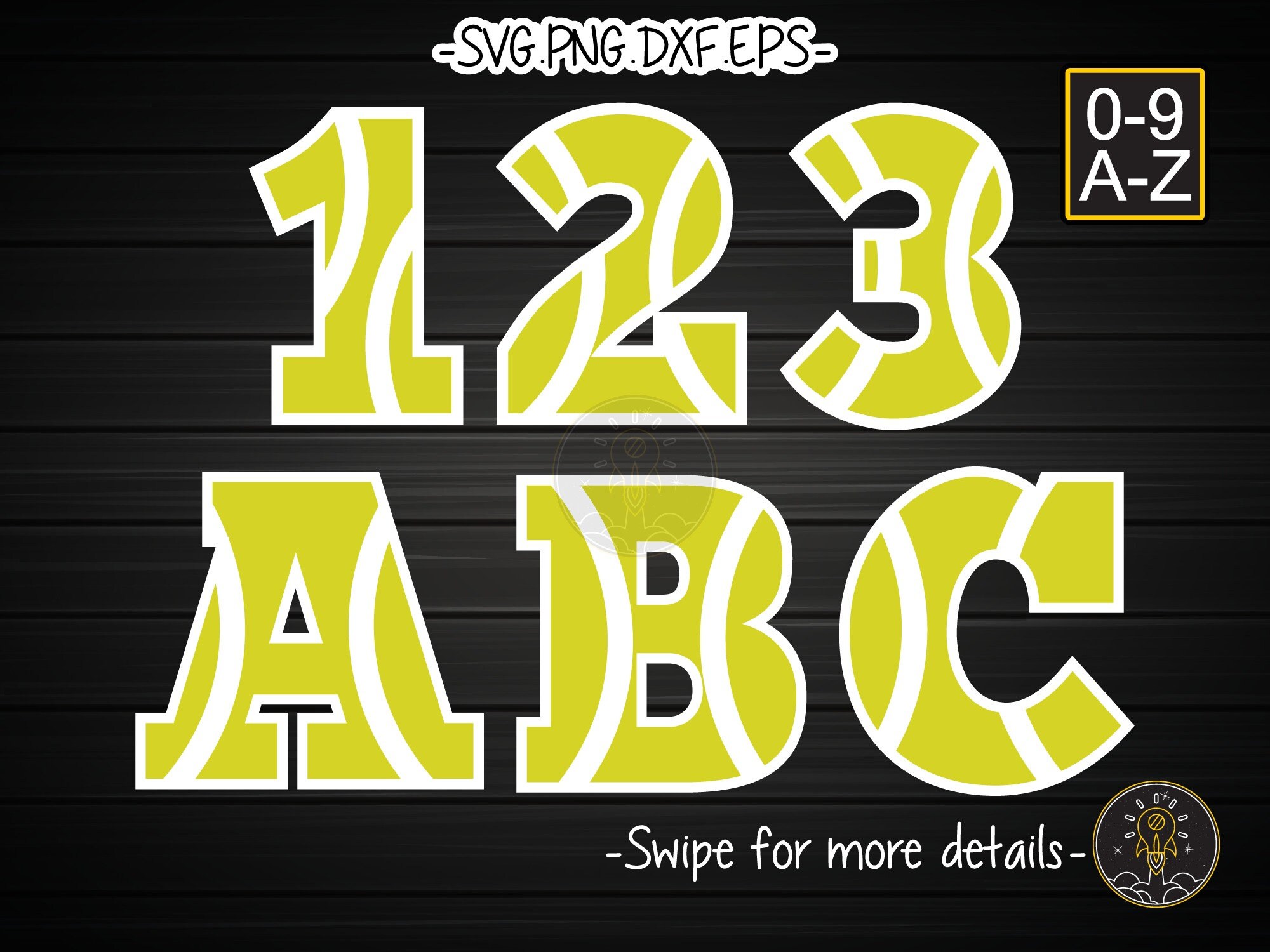 Tennis Ball Team Numbers Letter Font Alphabet SVG Cricut Cut Etsy