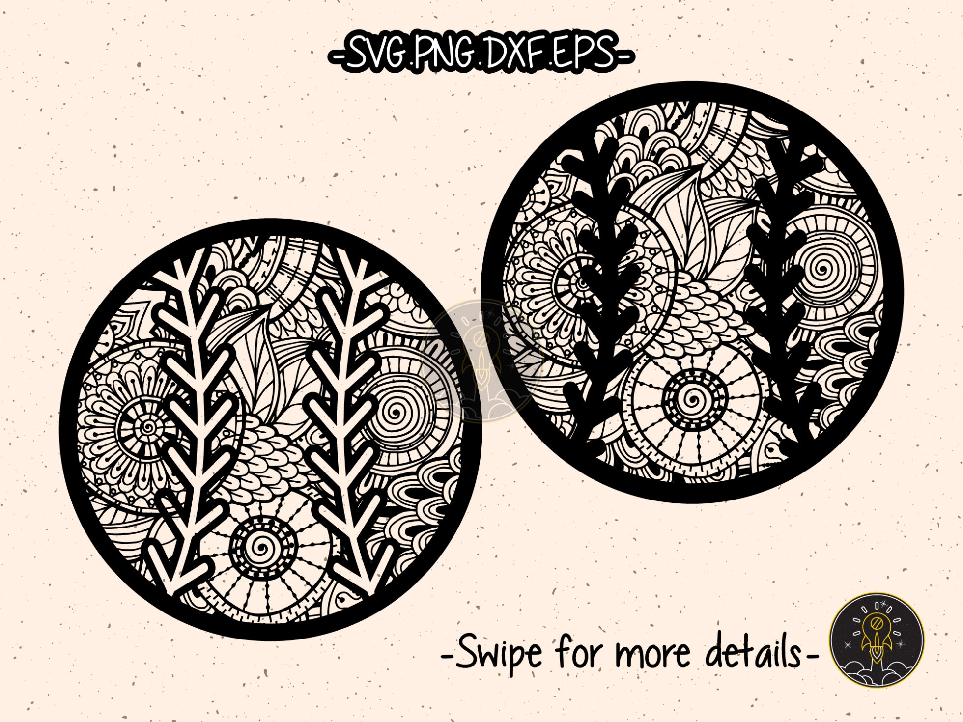 Baseball Mandala Zentangle SVG Laser Cut File Vector Cricut Etsy