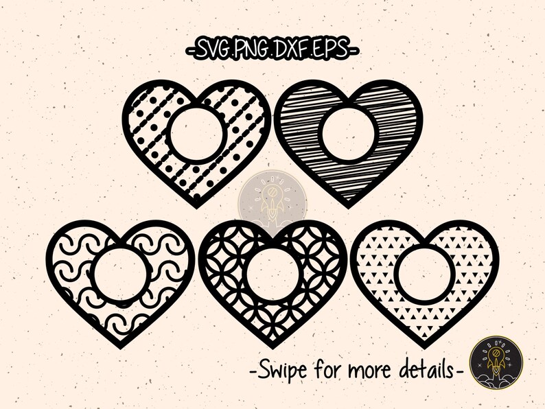 Valentine Heart Love Monogram Frame SVG Cut File Cricut Clipart - Etsy