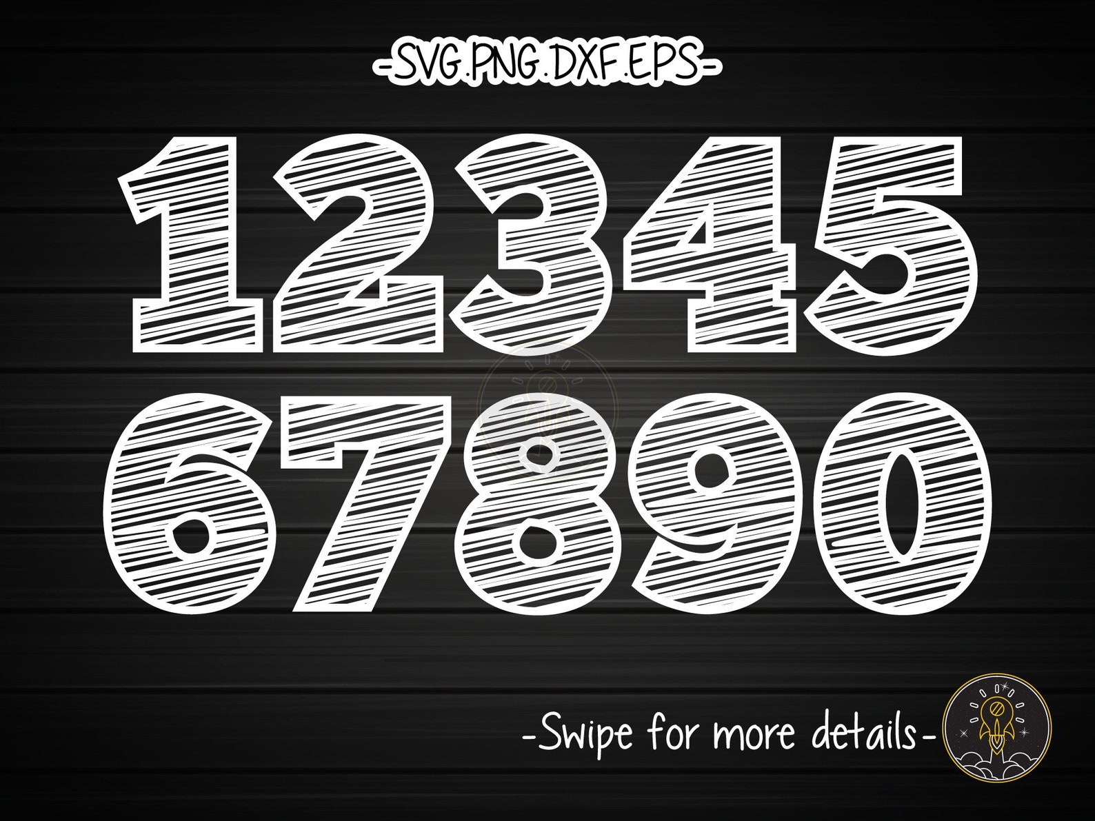 Chalkboard Chalk Numbers Letters Font Alphabet SVG Vector Etsy