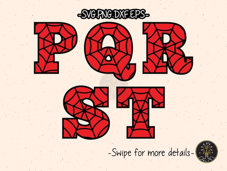 SpiderWeb Spider Number Letter Font Alphabet SVG Cricut Cut File Clipart