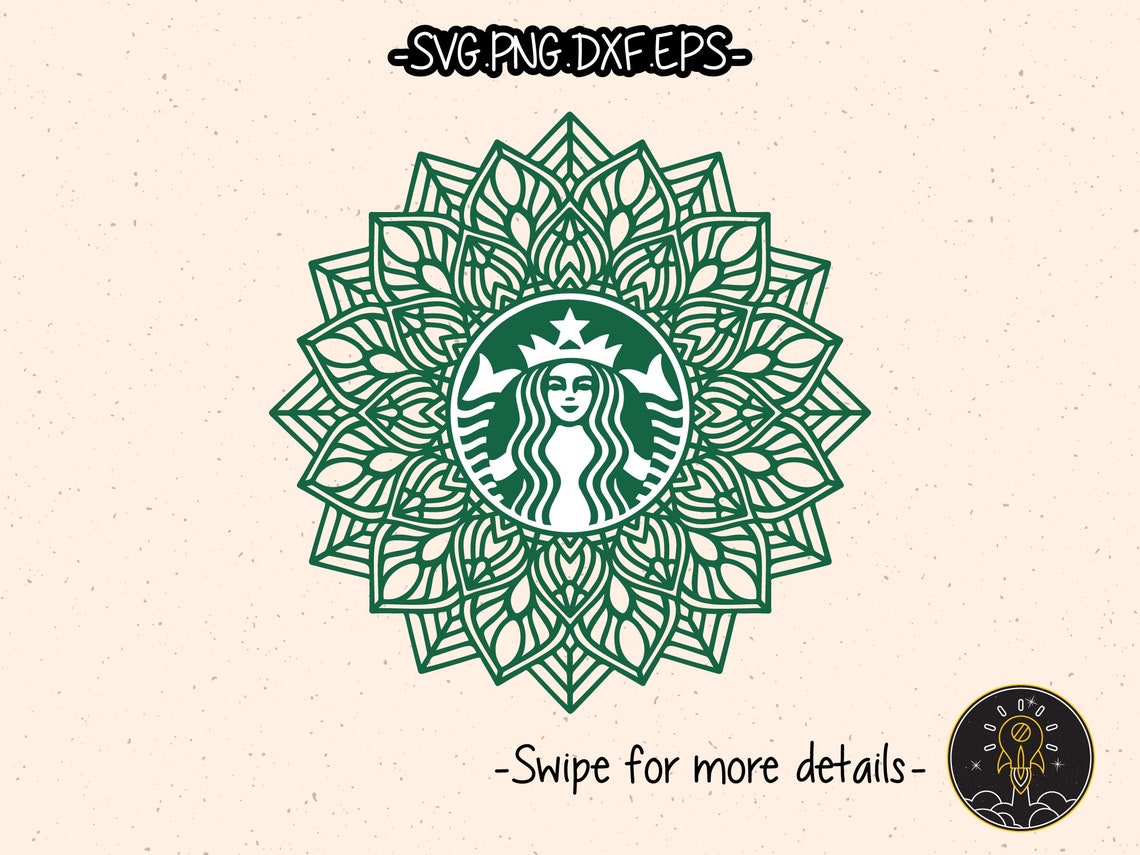 Download Mandala Starbucks SVG Cup Tumbler Cold Cup Sticker Decal ...