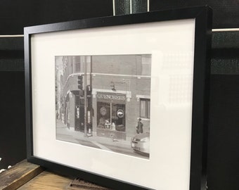 Quenchers Saloon, Chicago. Framed print