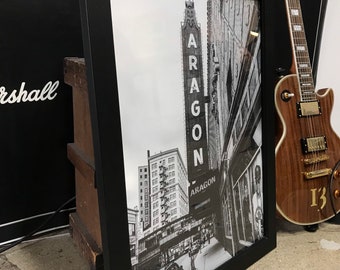 Aragon ballroom framed print