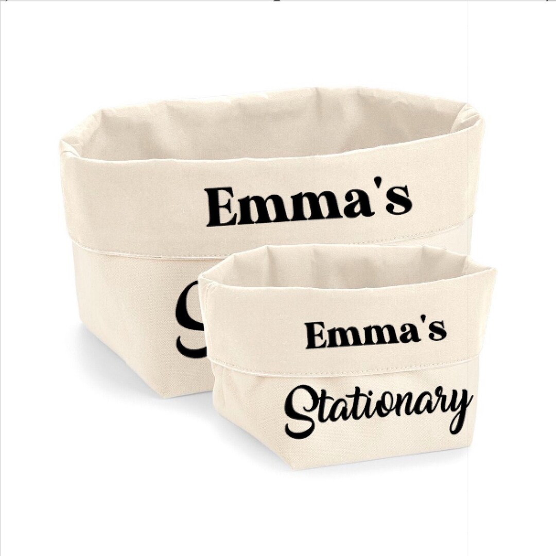 Personalised Stationary Organiser Any Name Added Pens Etsy