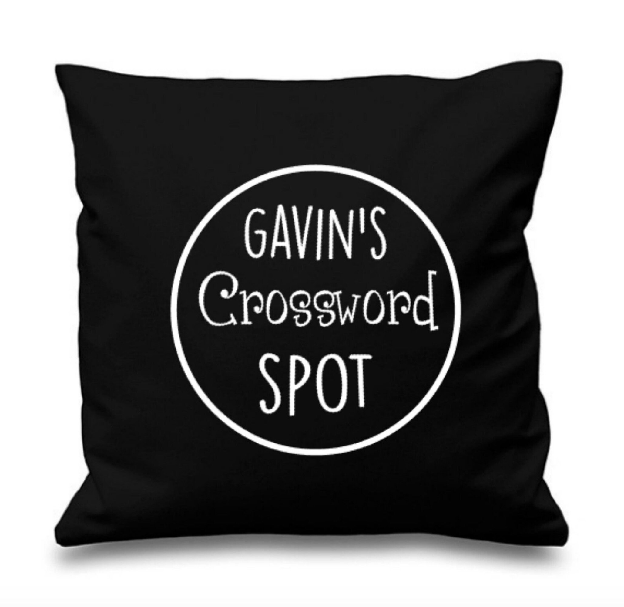 Buy Personalised Crossword Cushion Cover ANY Name's Crossword ...