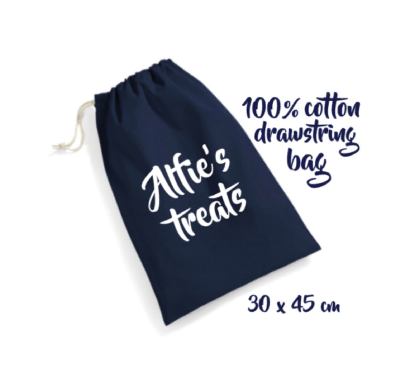 Personalised Treats Gift Bag Treat Bag Toy Bag Sweets Bag Etsy UK