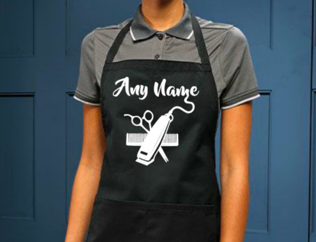 Personalised Barber Apron Barber’s Apron Apron With 2 - Etsy UK