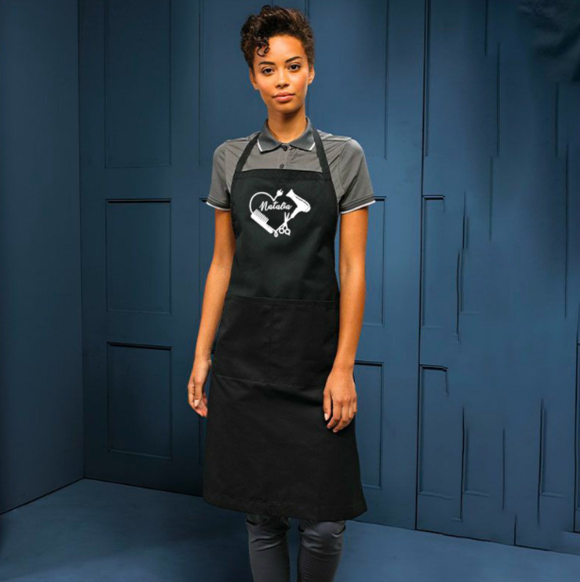 Personalised Hair Stylist Apron Hairdressers Apron Apron Etsy UK