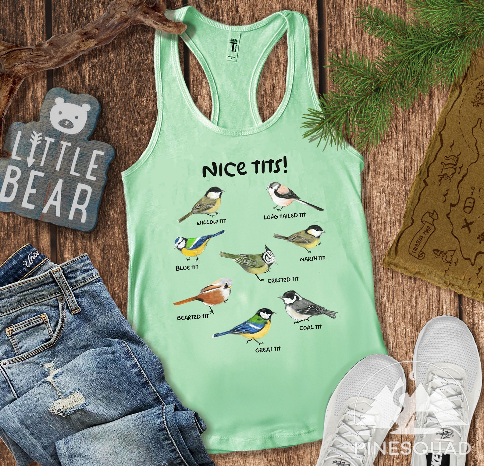 tits bird shirt