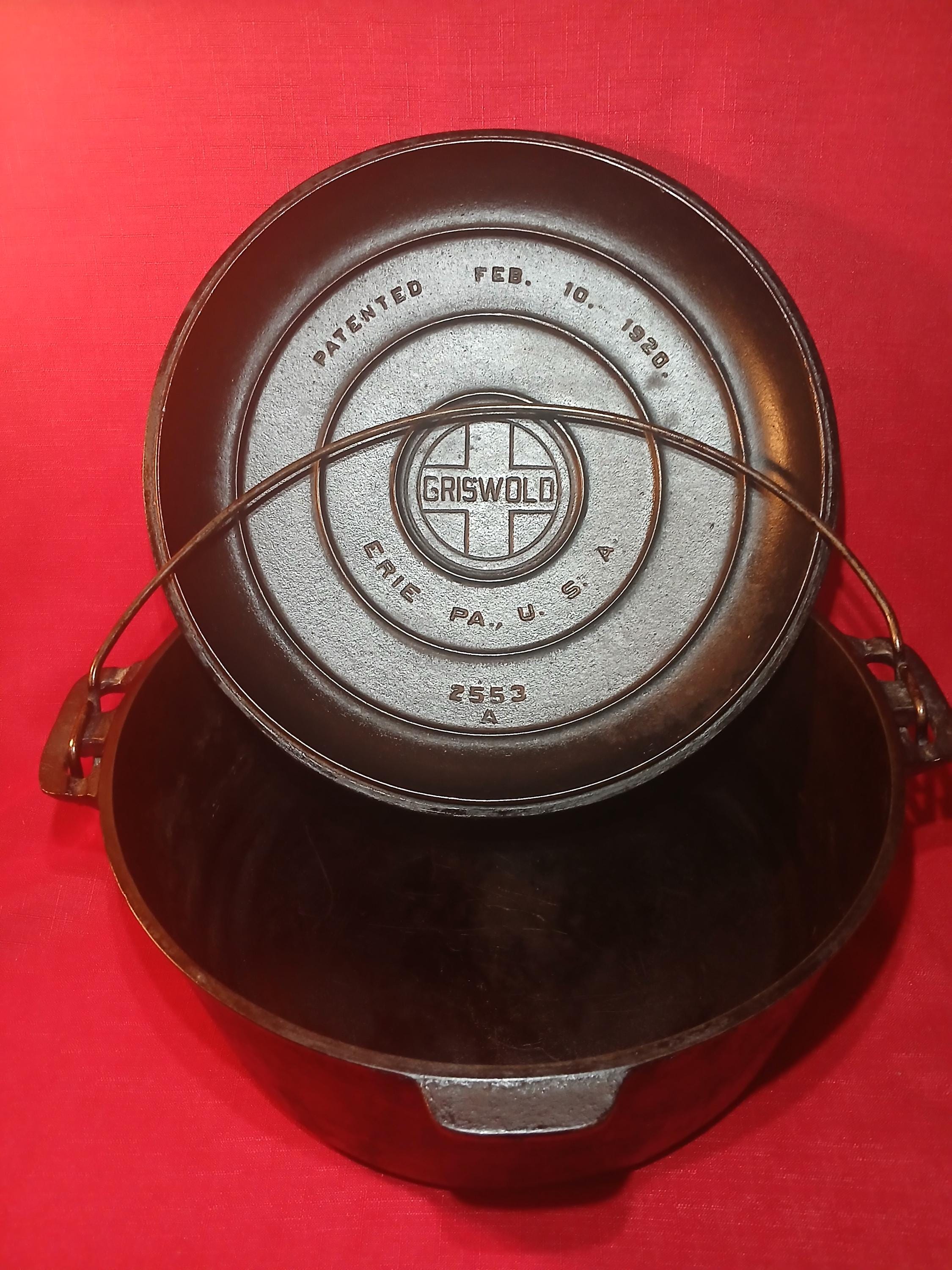 超希少●GRISWOLD● DUTCH OVEN No.8 ダッチオーブン 希少 1919〜1940年 GRISWOLD No.8（グリスウオルド