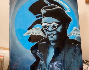 Desmond Dekker acrylic portrait