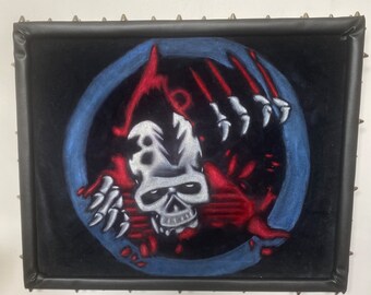 Punk Rock velvet painting "Lexicon Devil"