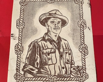 Tiki screen print art "In Donn we trust" Donn Beach, Don the beachcomber
