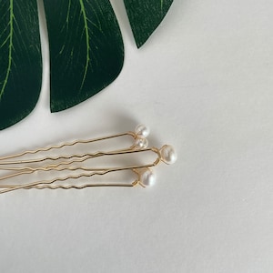 Real Freshwater Pearl Hair Pin,Bridal Hair Pin,Wedding Hair Pin,Wedding hair Clip,Bridal Hair Pin,Set Of 3,6,9 3